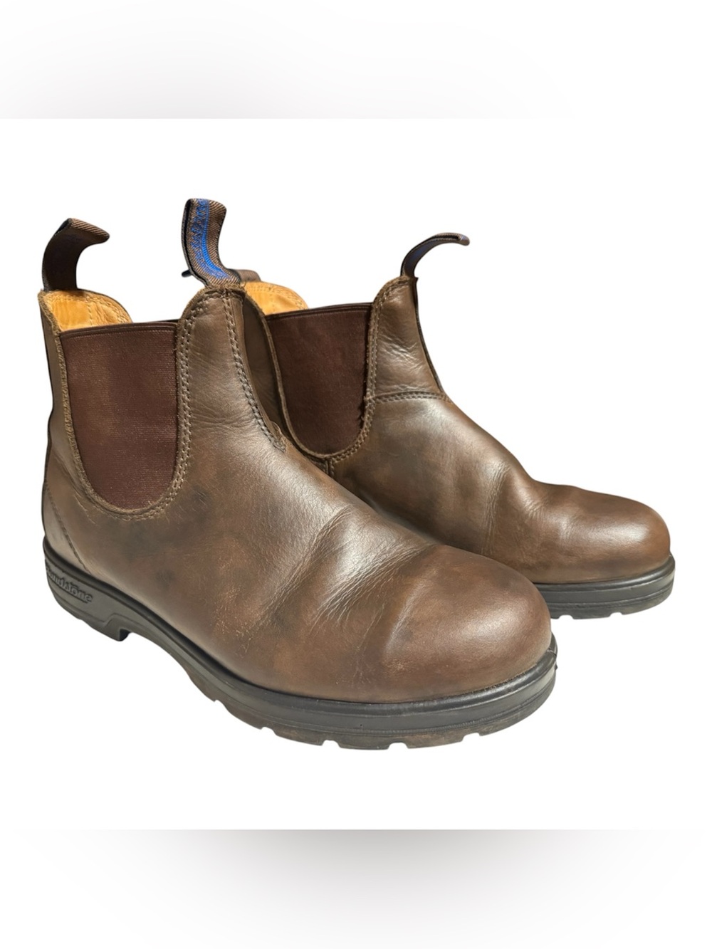 Blundstone Brown Leather Chukka Chelsea Boots - Mens 5.5/Womens 7.5